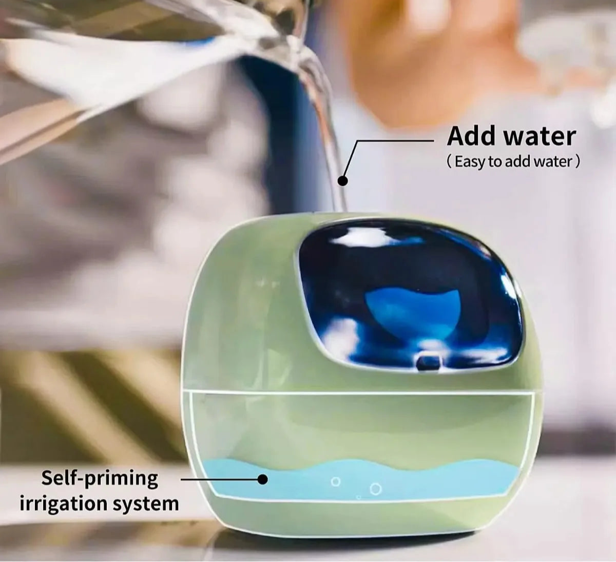 IVY Smart Planter with Expressive Animations – Interactive Plant Pot for Effortless Indoor Gardening