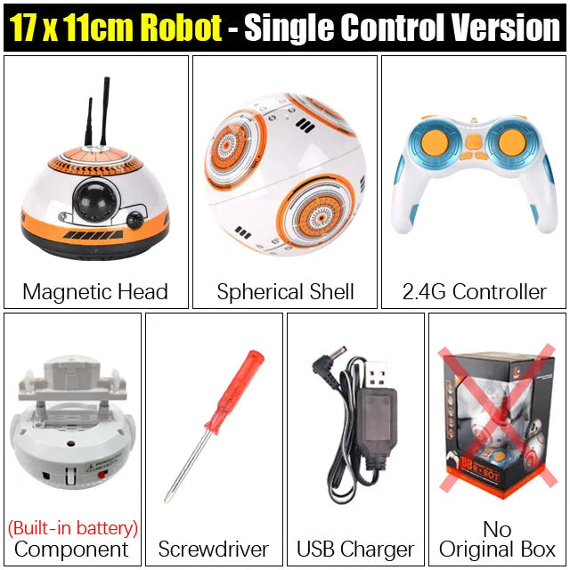 R2D2-Inspired Smart AI Robot Toy – Remote & Gesture Control Model