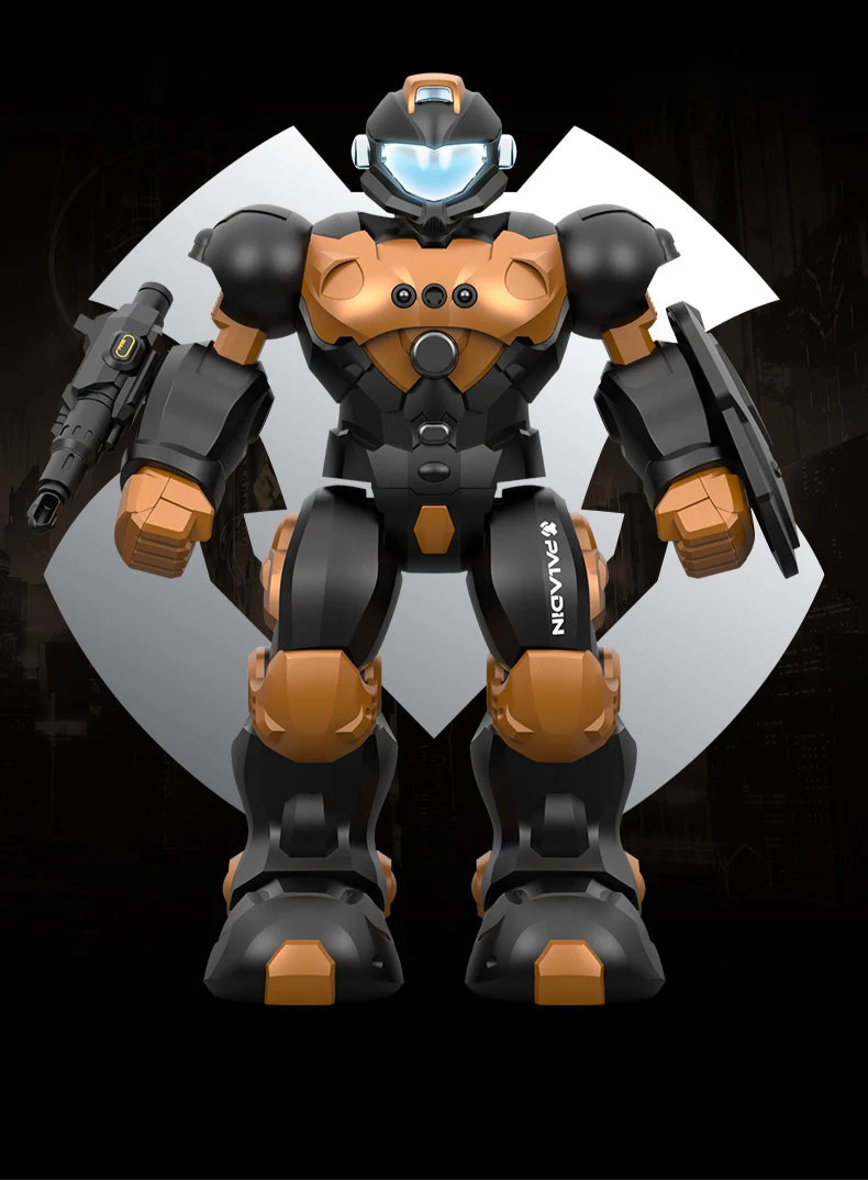 Programmable robot toy with voice control, STEM play, sensory features, and structured routines