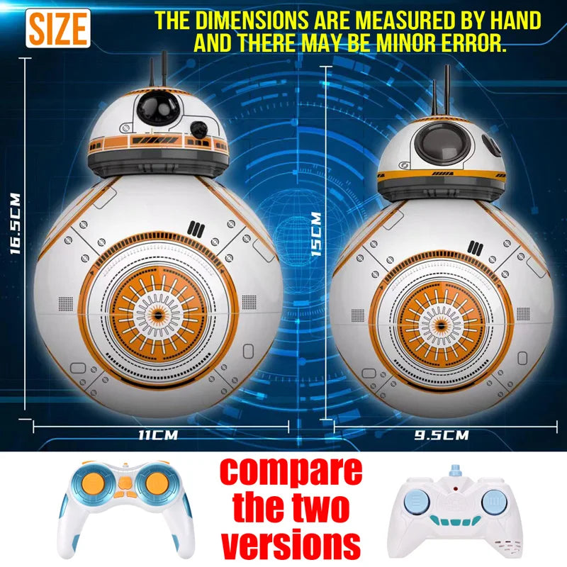 Magnetic suspension robot toy with LED lights and sound effects