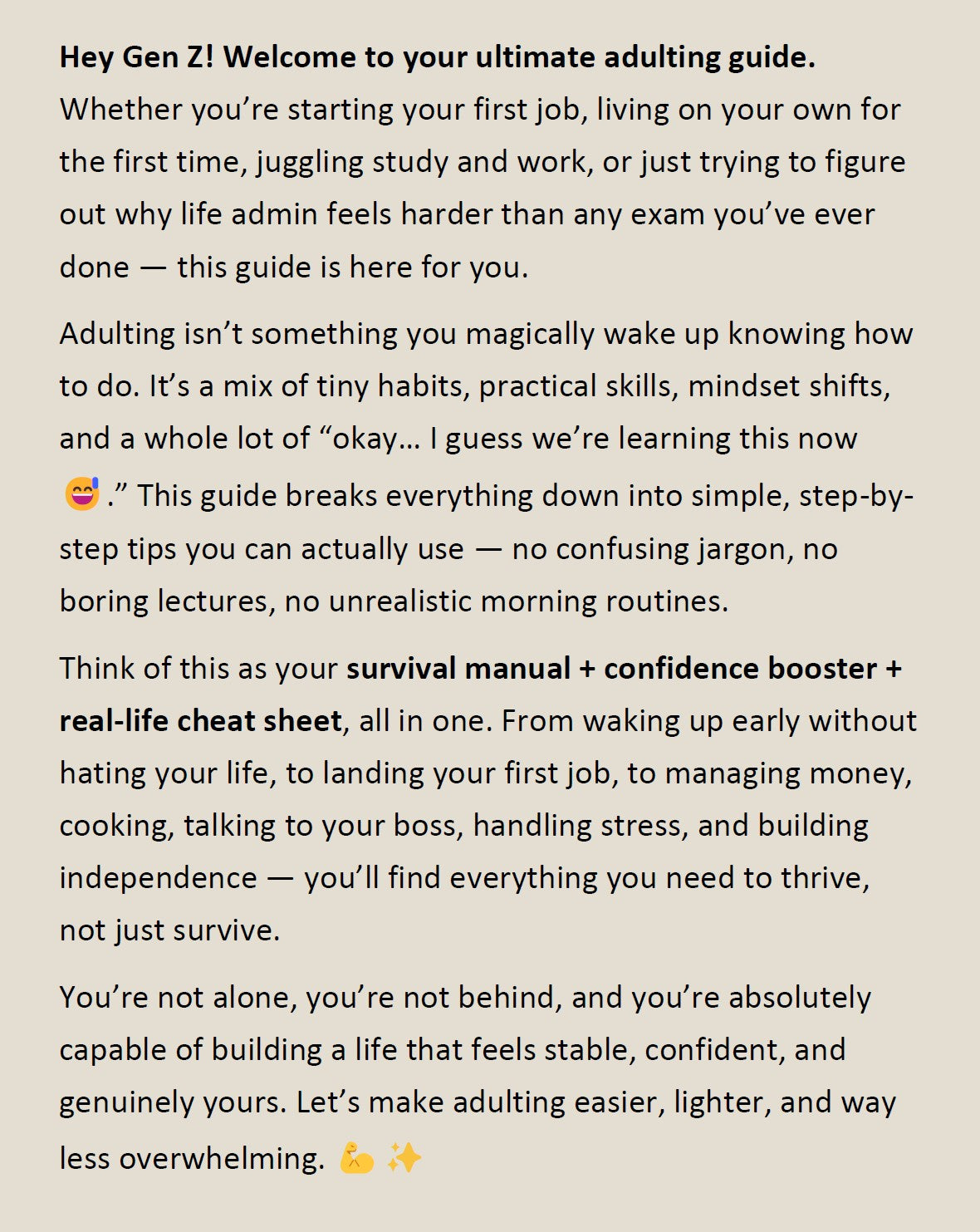 Life Hacks for Gen Z: Master Adulting for Beginners