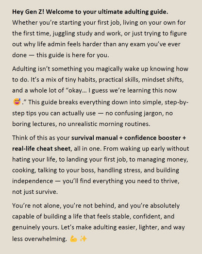 Life Hacks for Gen Z: Master Adulting for Beginners