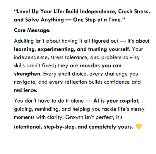 Gen Z’s Guide to Independence, Resilience & Problem-Solving