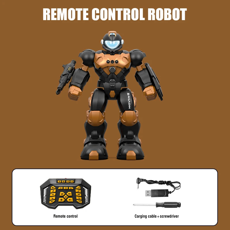 Gesture sensing AI robot for autism support, STEM learning, and English language songs