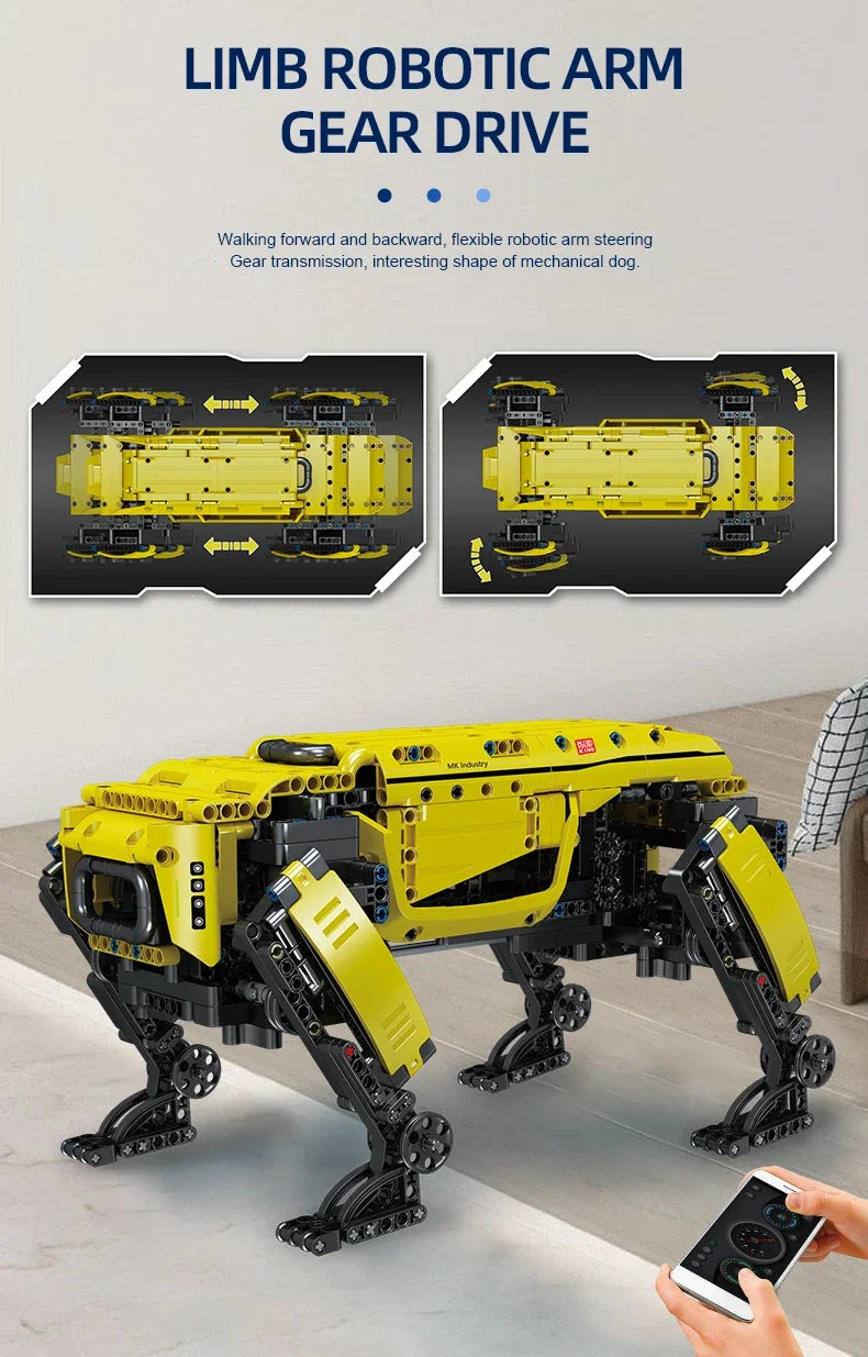 Educational robot building kit for children and beginners