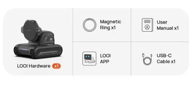 LOOI: Smart ChatGPT Phone Robot + Wireless Charger