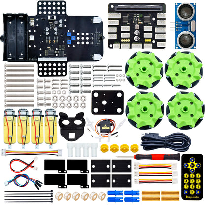 Keyestudio Micro:bit 4WD Mecanum Robotics Car V2.0 – Programmable Python STEM Kit