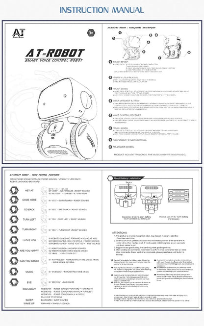 Interactive AI Smart Robot Toy with Voice & Touch Control for Kids