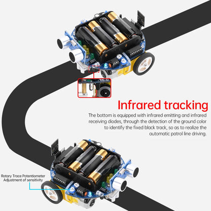 Buildable automated robot kit for tech-savvy kids and teens