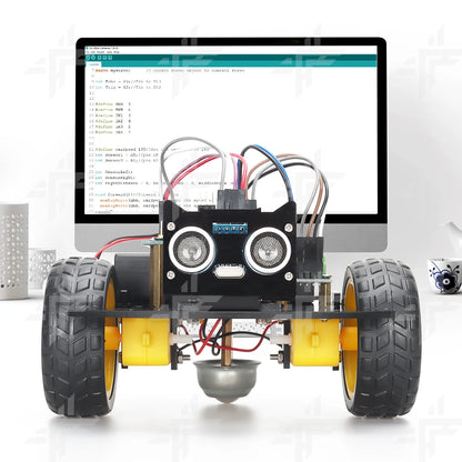 Educational robotics kit with Arduino programming for students
