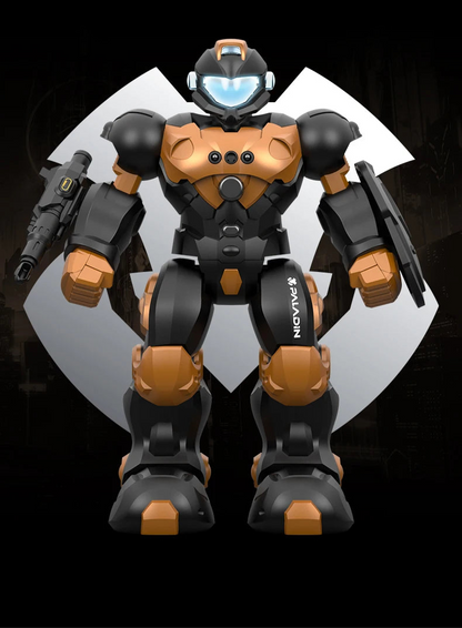 Programmable robot toy with voice control, STEM play, sensory features, and structured routines