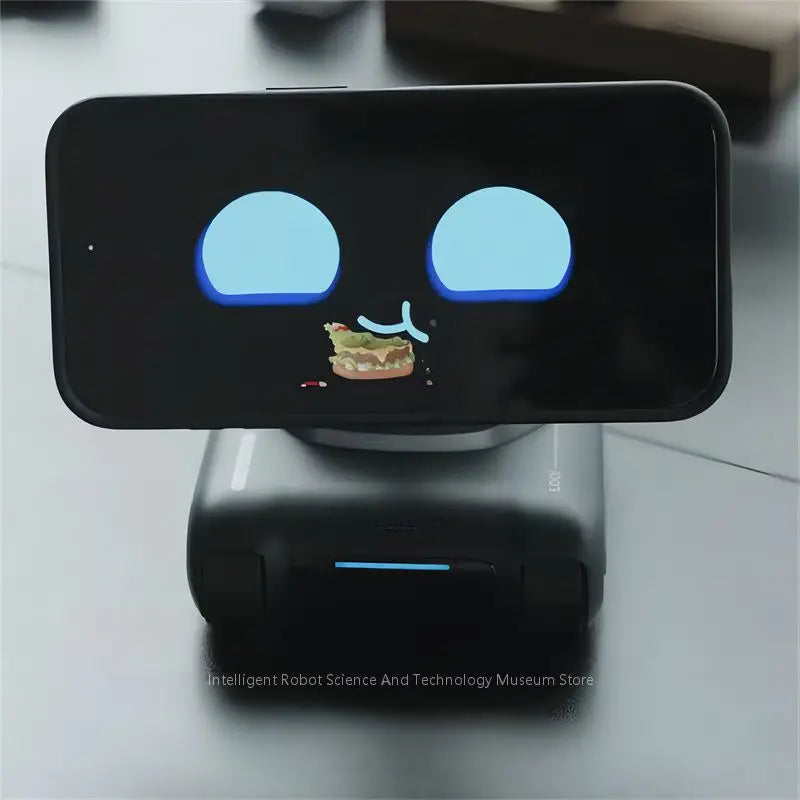 LOOI upcycles old phones into playful AI companion robot on des