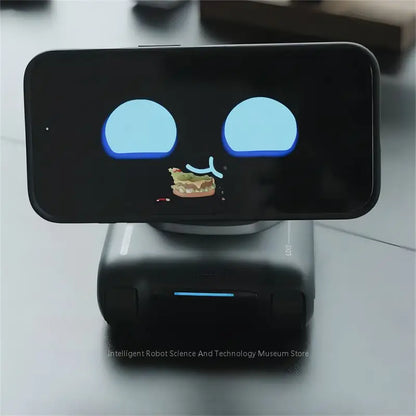 LOOI upcycles old phones into playful AI companion robot on des