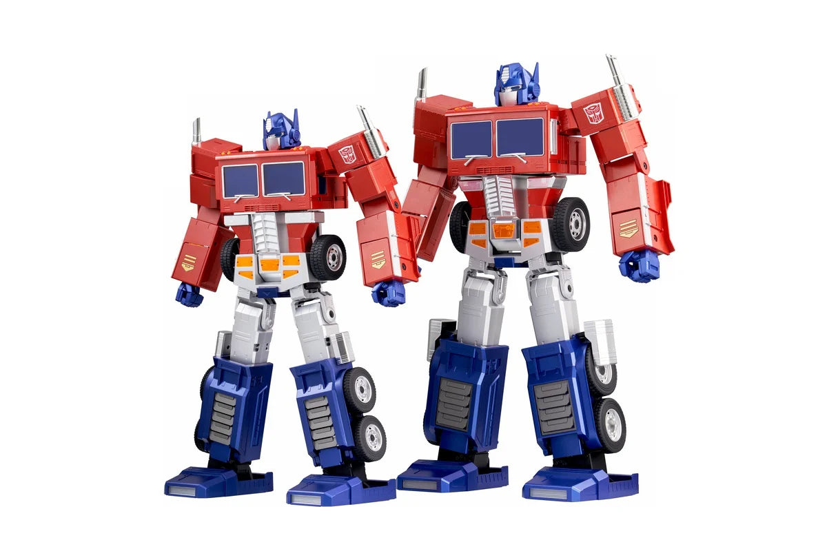 Optimus Prime self-transforming AI toy
