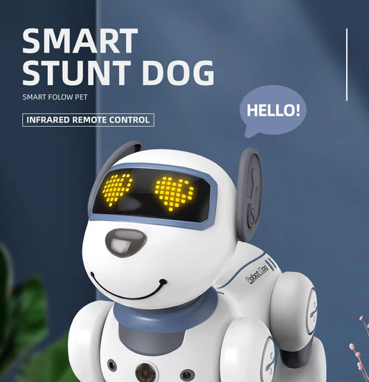 Robot dog gift toy for boys and girls who love pets and technology